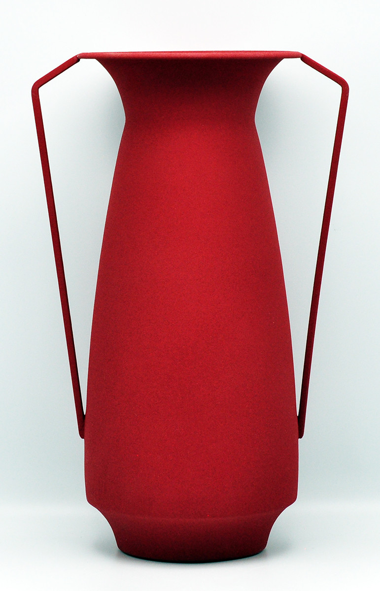 Pols Potten + Roman vaas, bordeaux rood L